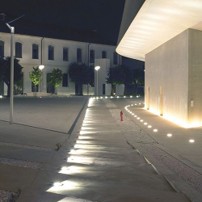 LED Inground Drive Over Light Eco Elegant - Side View