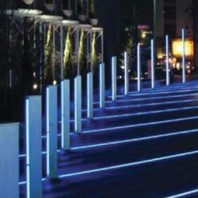 LED Inground Uplight Linear Batten - Installed View